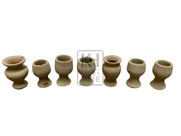 Miniature Clay Goblets