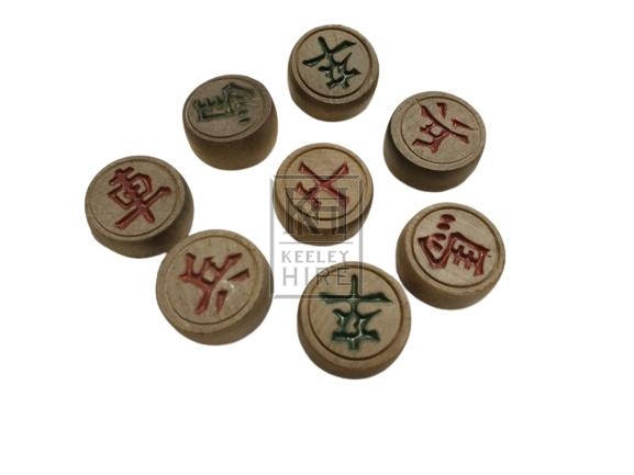 Chinese game pieces