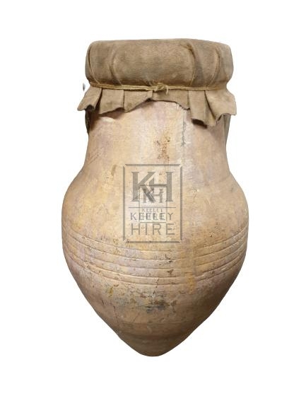 Large bulbous amphora with top