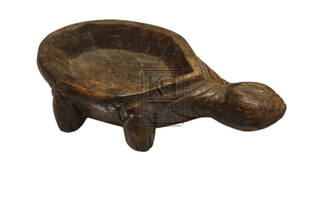 Small carved wood turtle