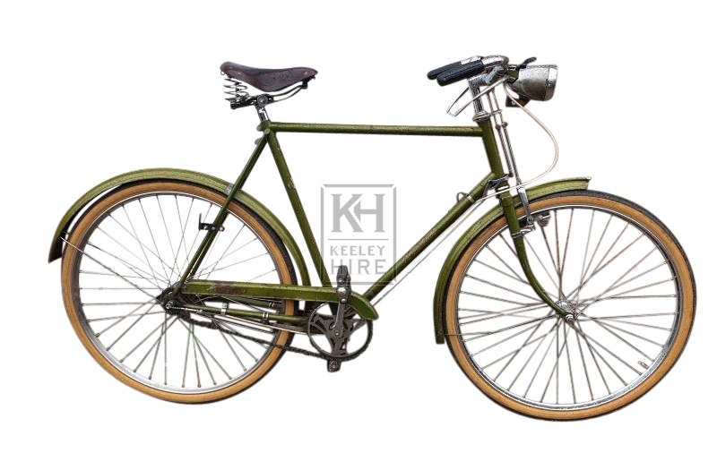 Light green period bicycle