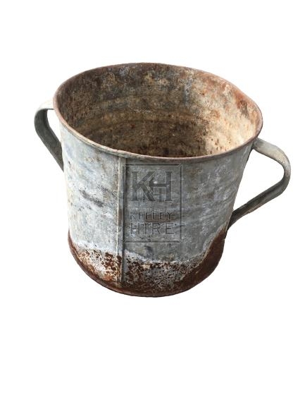 Rusty Galvanised Bucket