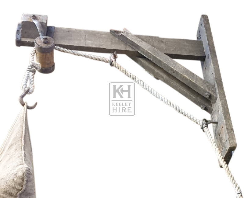 Large wood pulley bracket # 2