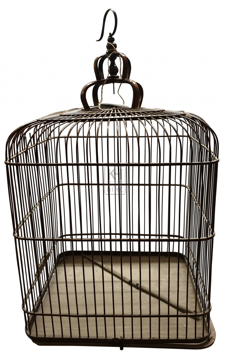 Large square bird cage