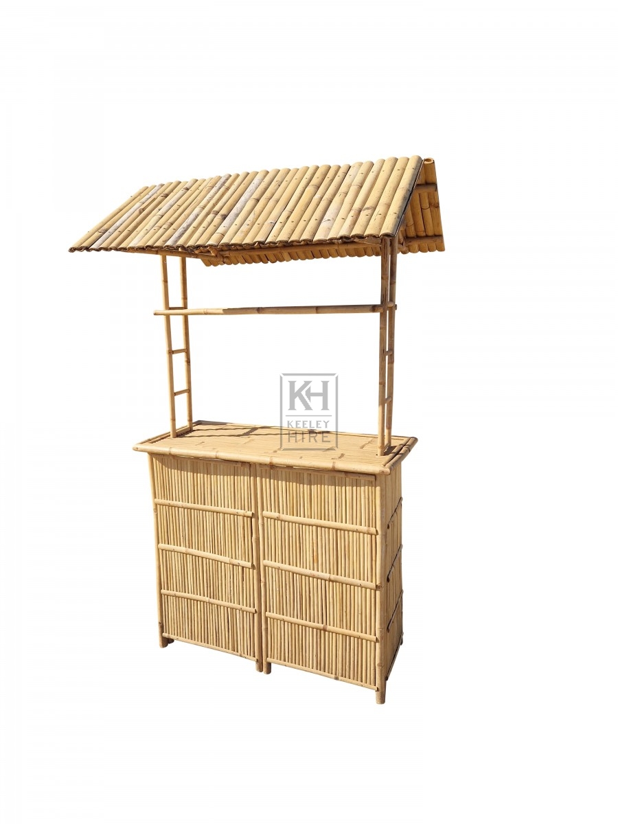 Bamboo Bar with 2 Chairs