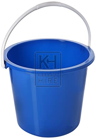 Plastic bucket assorted colours