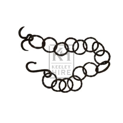 Circular Link Chain with Hooked End
