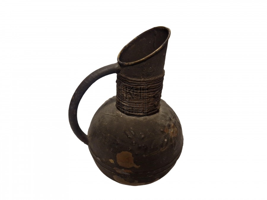 Straight-Sided Copper Jug