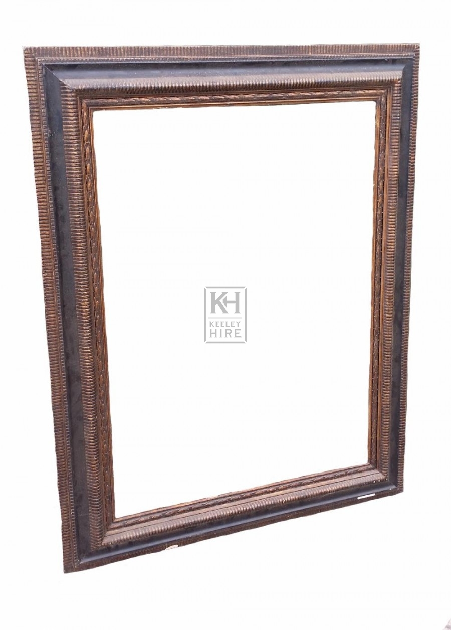 Very large carved wood frame
