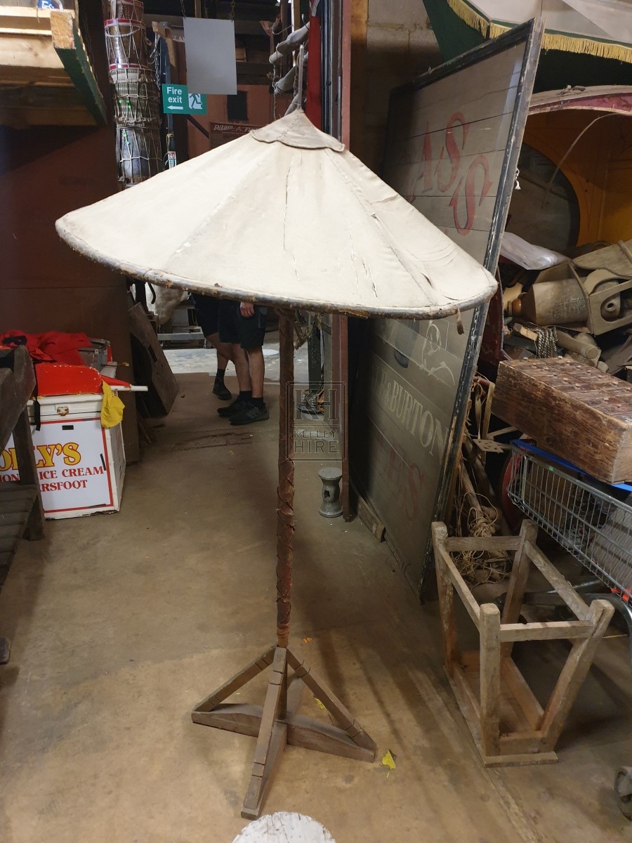 Simple parasol on stand