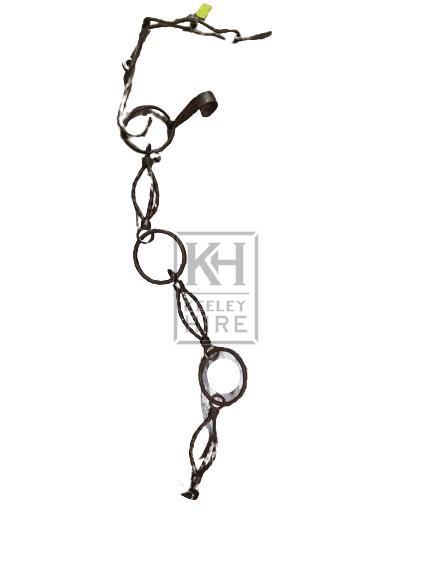 Round Chain Links With Hook Ends
