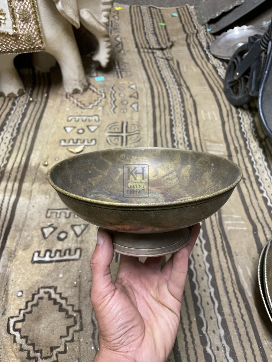 Brass Bowl on Stand