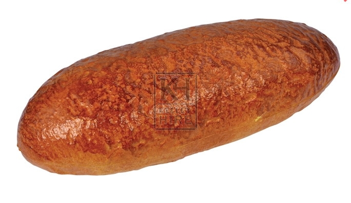 Oval wheat loaf of bread