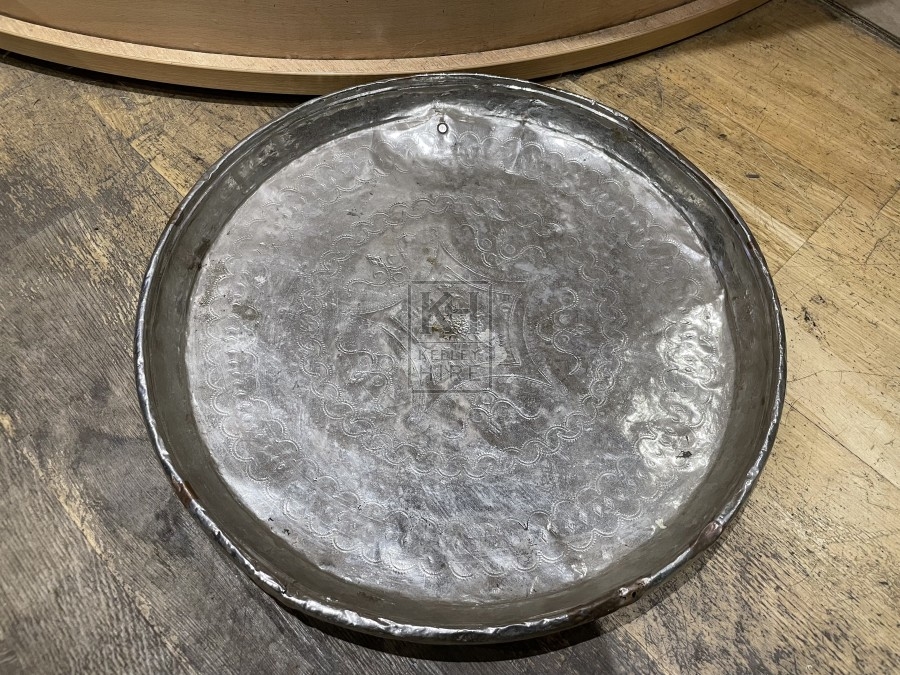 Silver Tray with Star Design