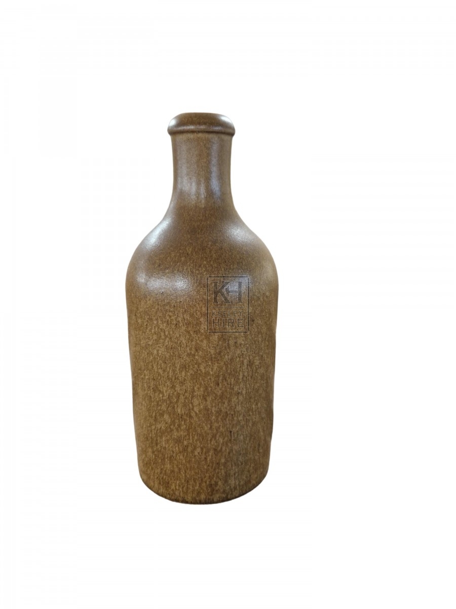 Glazed ceramic bottle