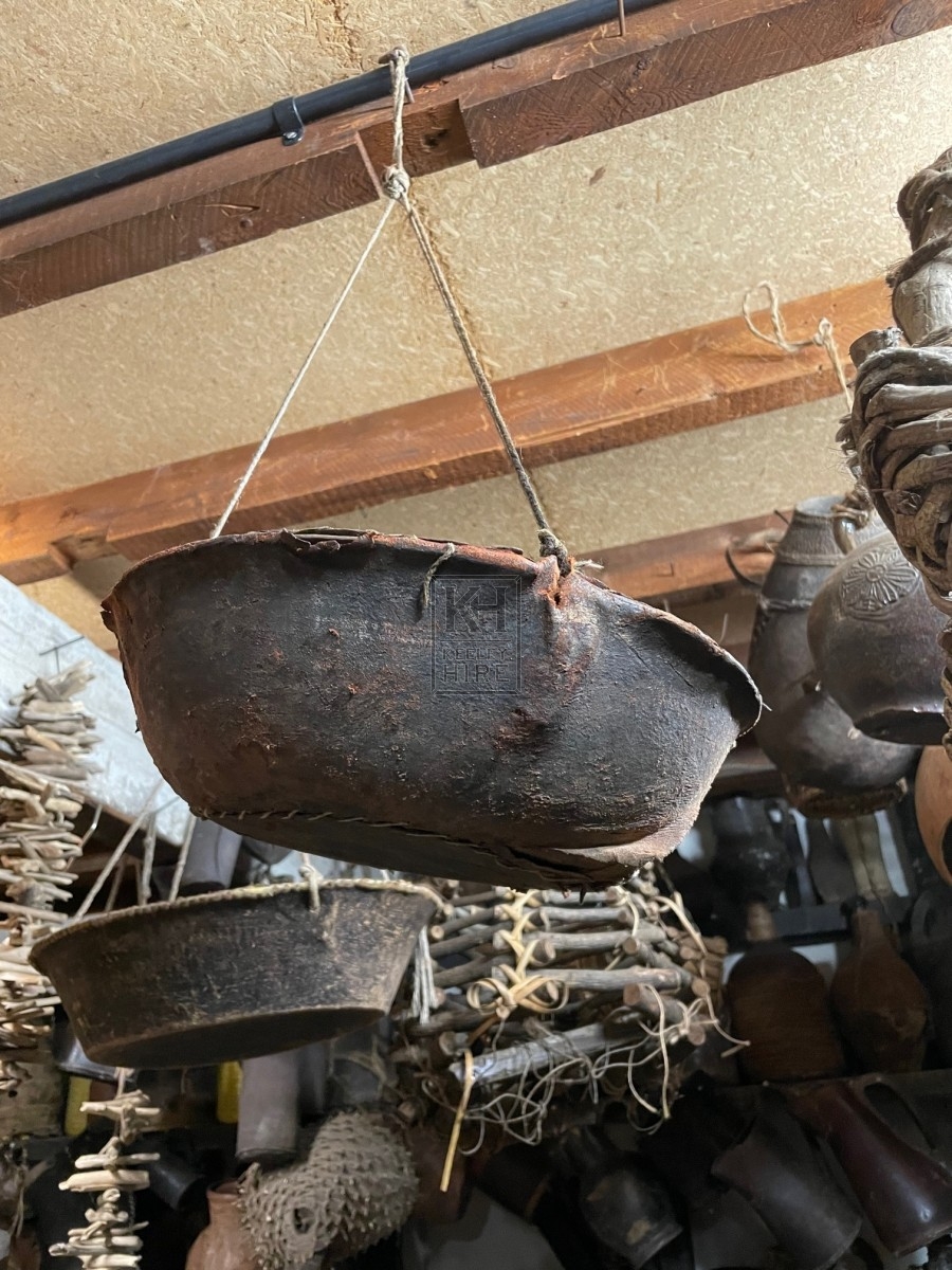 Hanging Leather Bowls