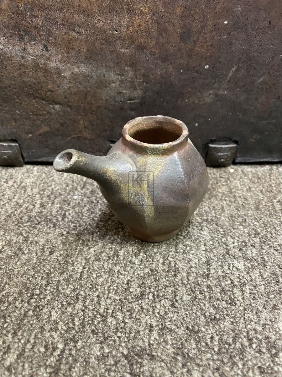 Small Ceramic Pot with Spout