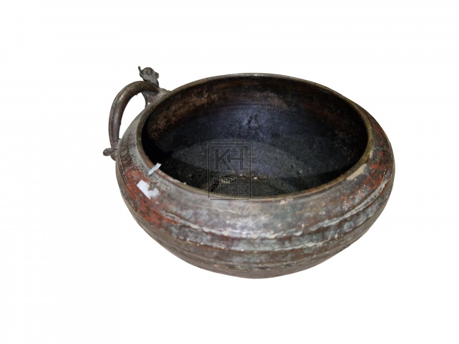 Aged Copper Bowl