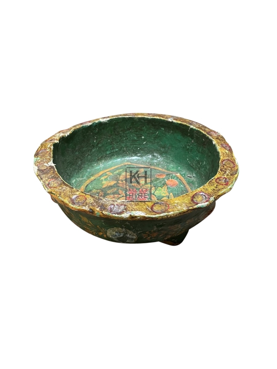 Bargeware Painted Small Fibreglass Bowl