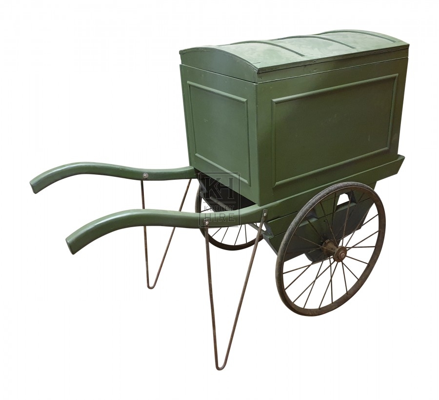 Small dome handcart with wire wheels
