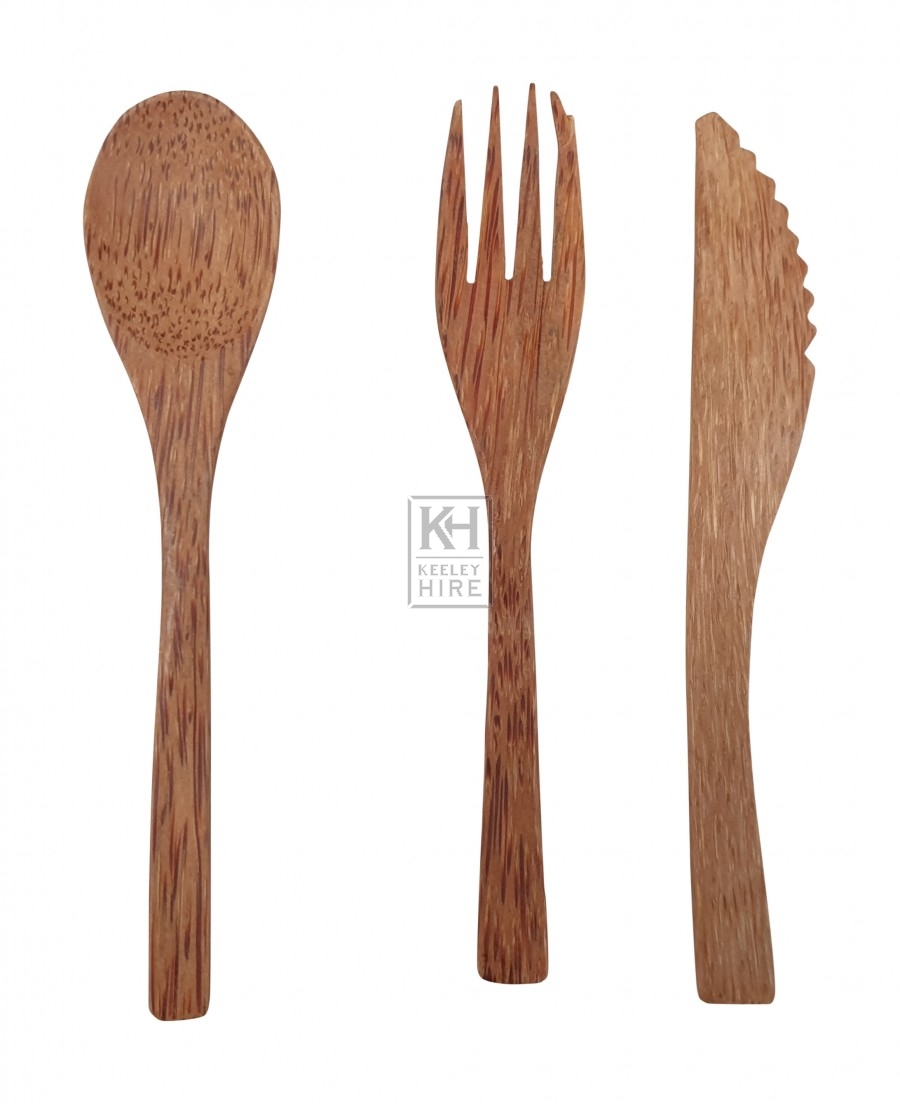 Wood cutlery
