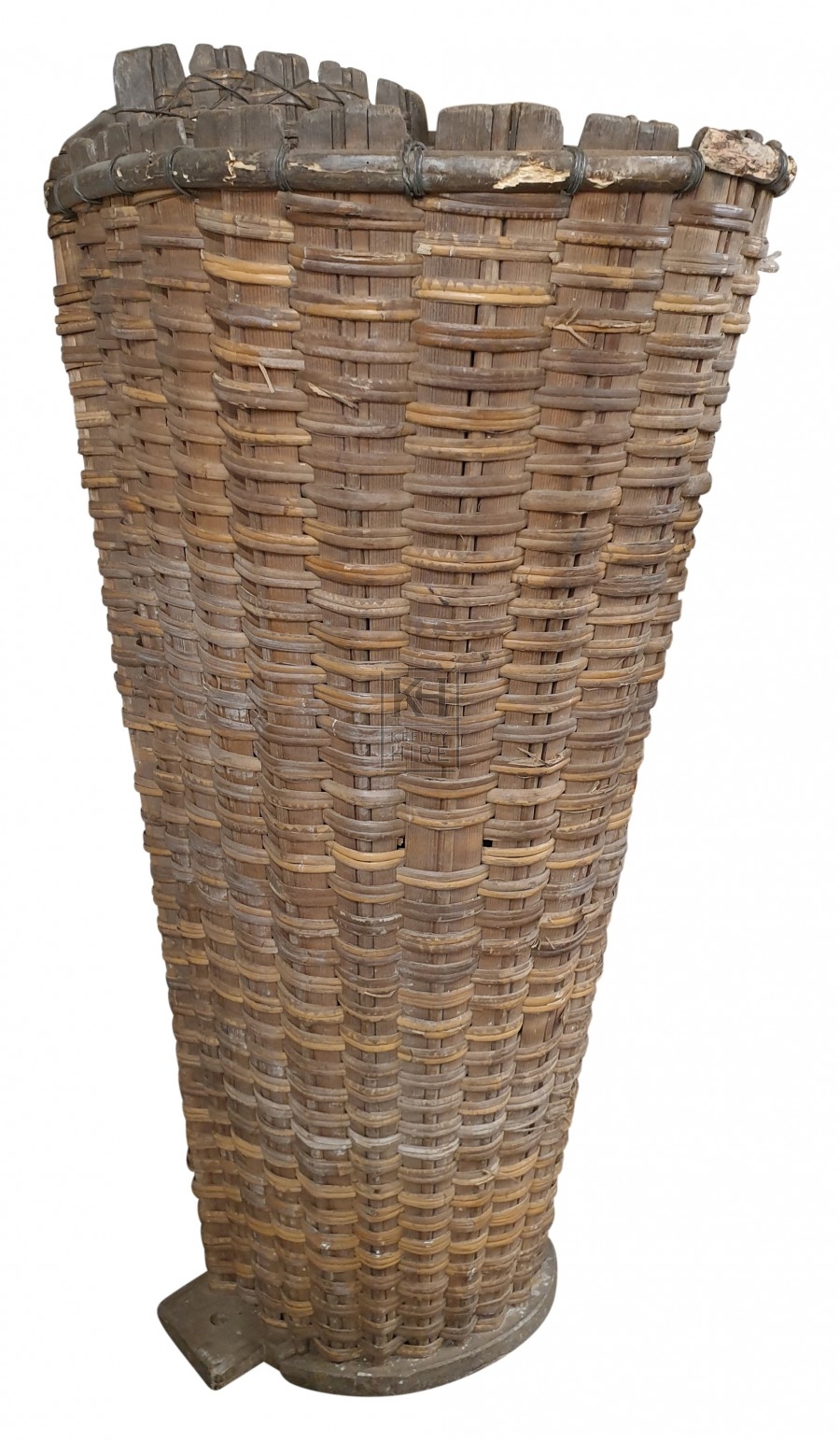 Tall cane back basket