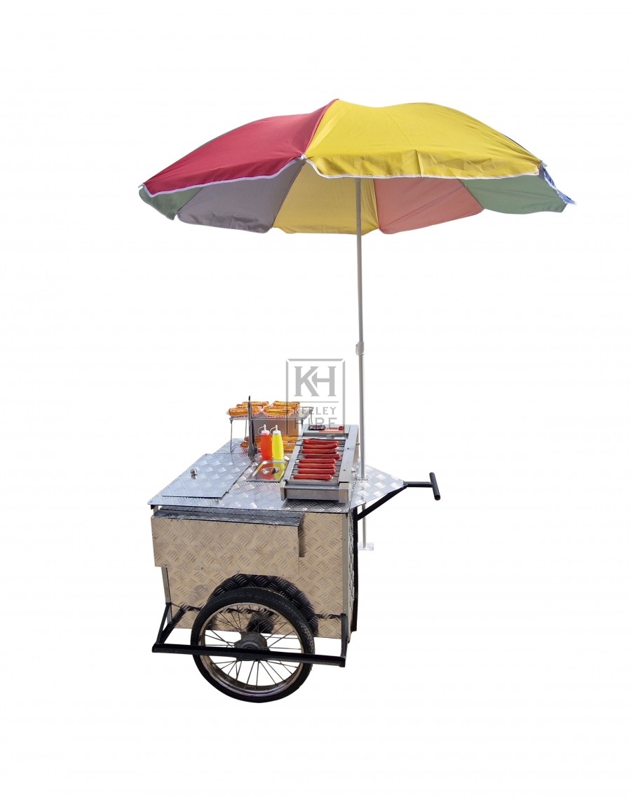 Hot dog vendor cart