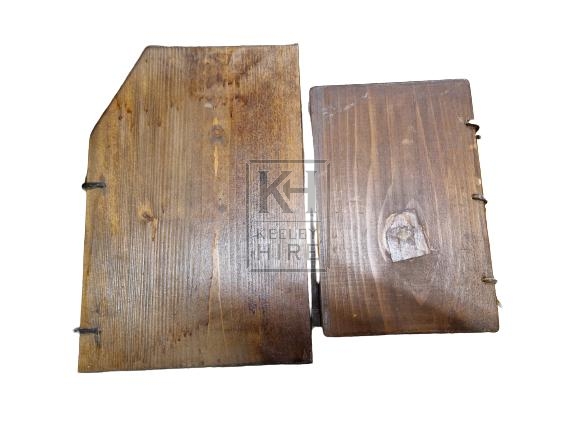 Wood tablets assorted