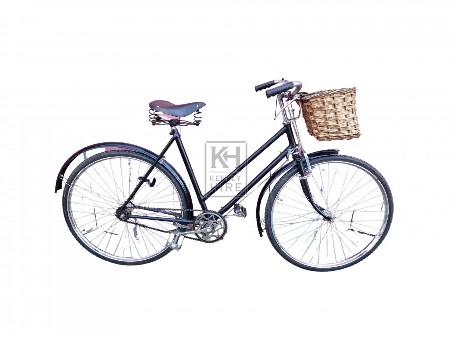 30s 40s Ladies bicycle with basket