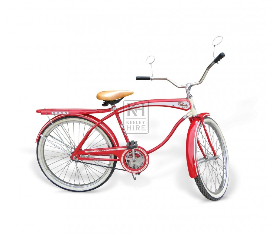 50s Red American Columbia Bicycle 