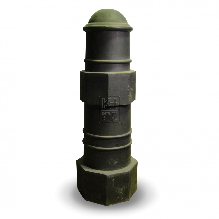 Large rounded top bollard