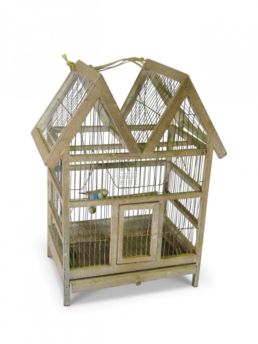Wood And Wire Birdcage