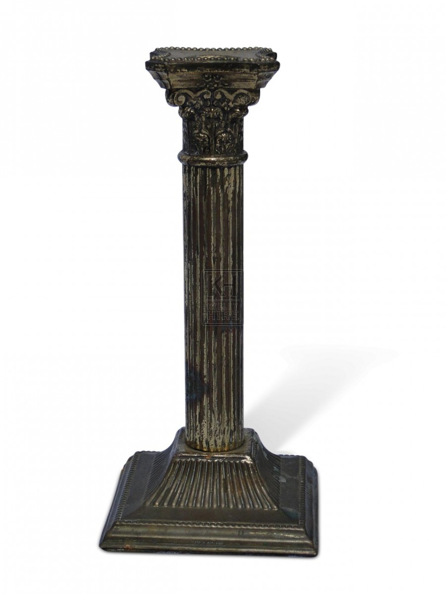 Brass Column Candlestick