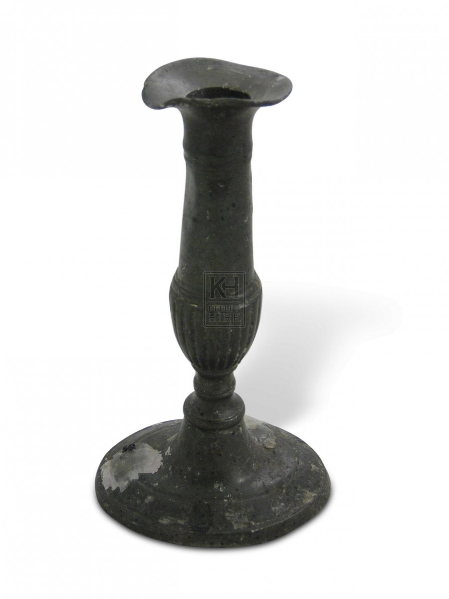 Pewter Candlestick #1