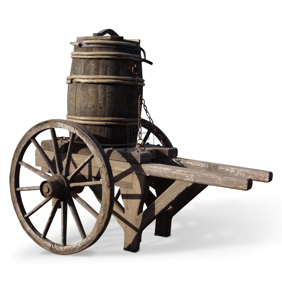 Hand Cart With Upright Barrel