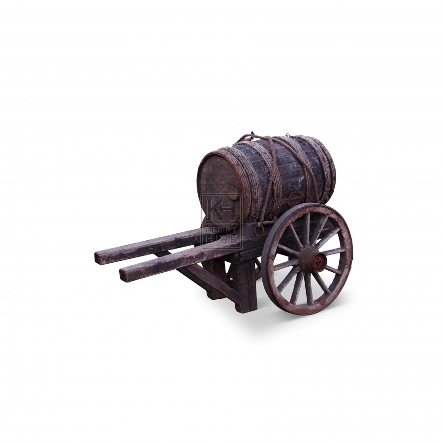 Hand Cart With Barrel