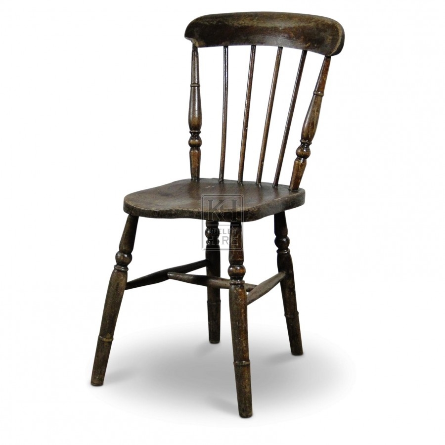 Spindle Back Chair with square seat