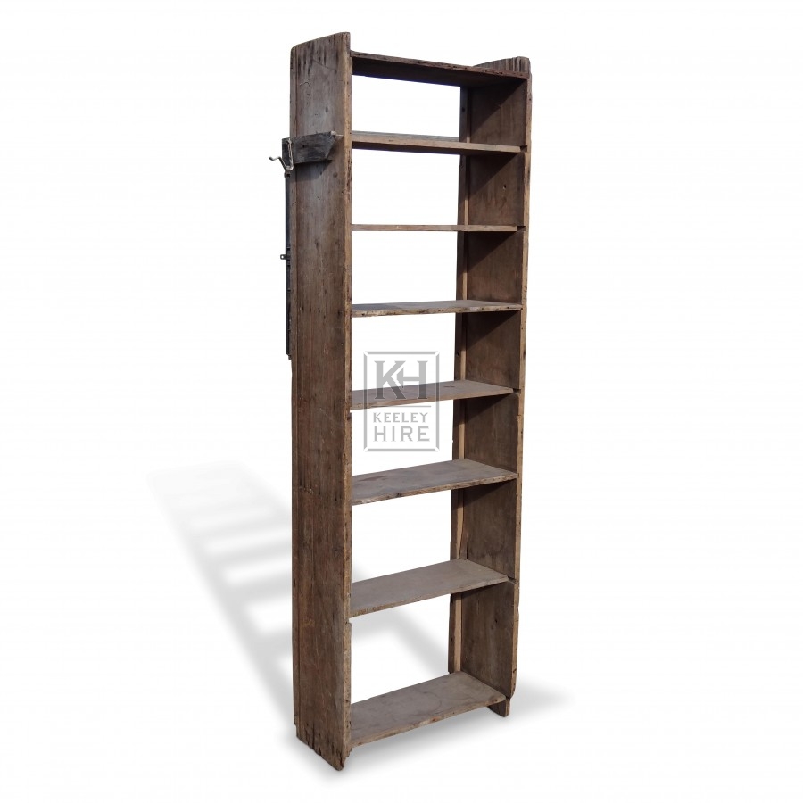 Freestanding Wooden Shelf Unit