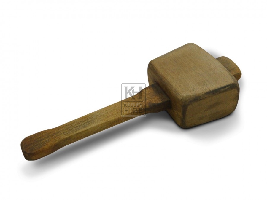 Square Headed Wooden Mallet