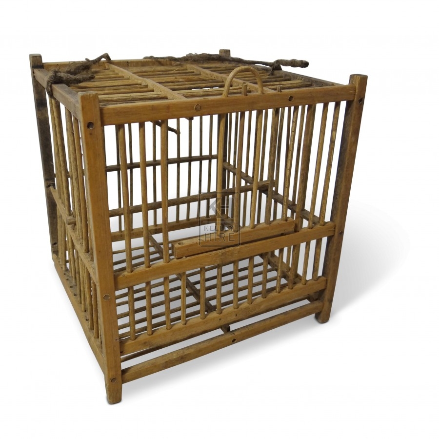 Small Wooden Bird Cage