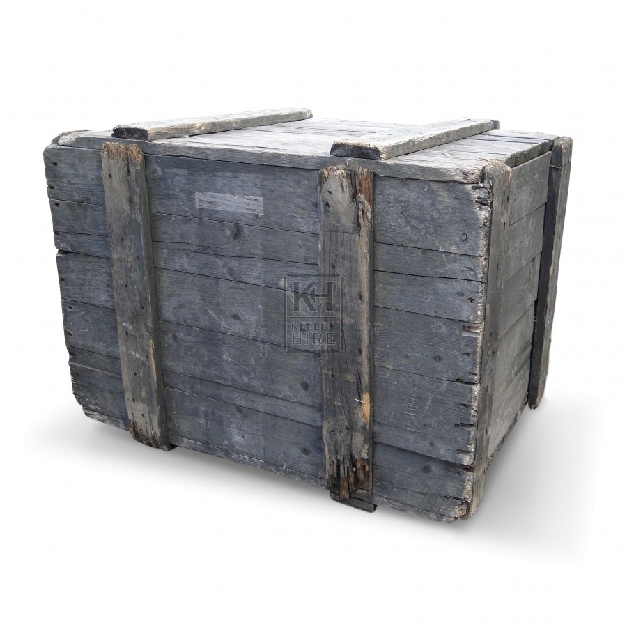 Medium Upright Wood Packing Crates