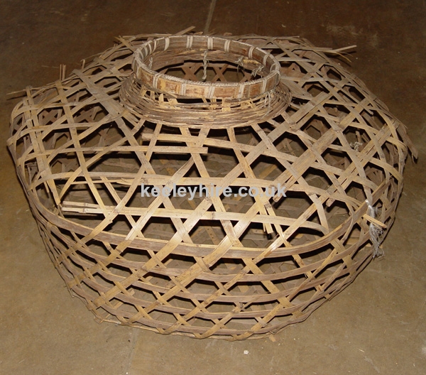 Large open weave basket