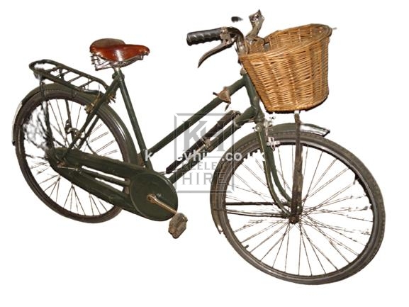 1960s ladies green bicycle