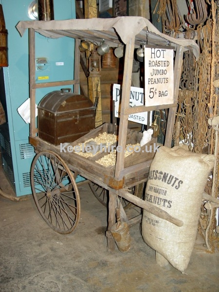 Period peanut sellers cart