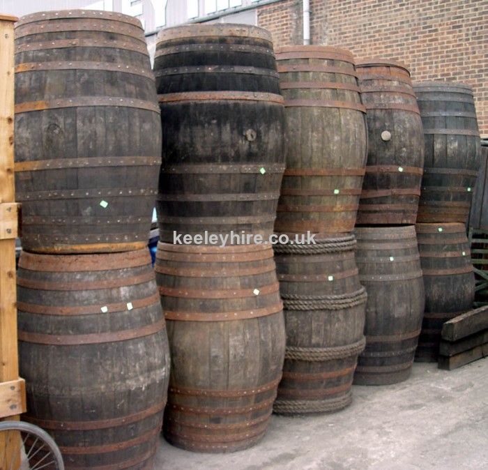 Large Wooden Barrels