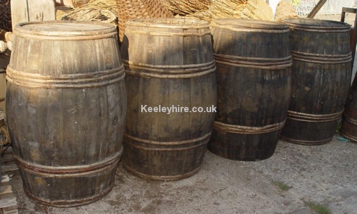 Wood bound large barrel  