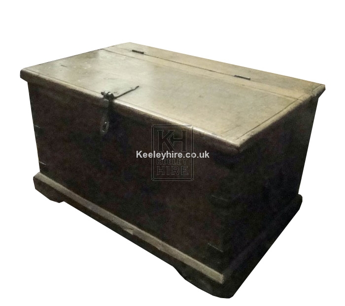 Polished wood chest