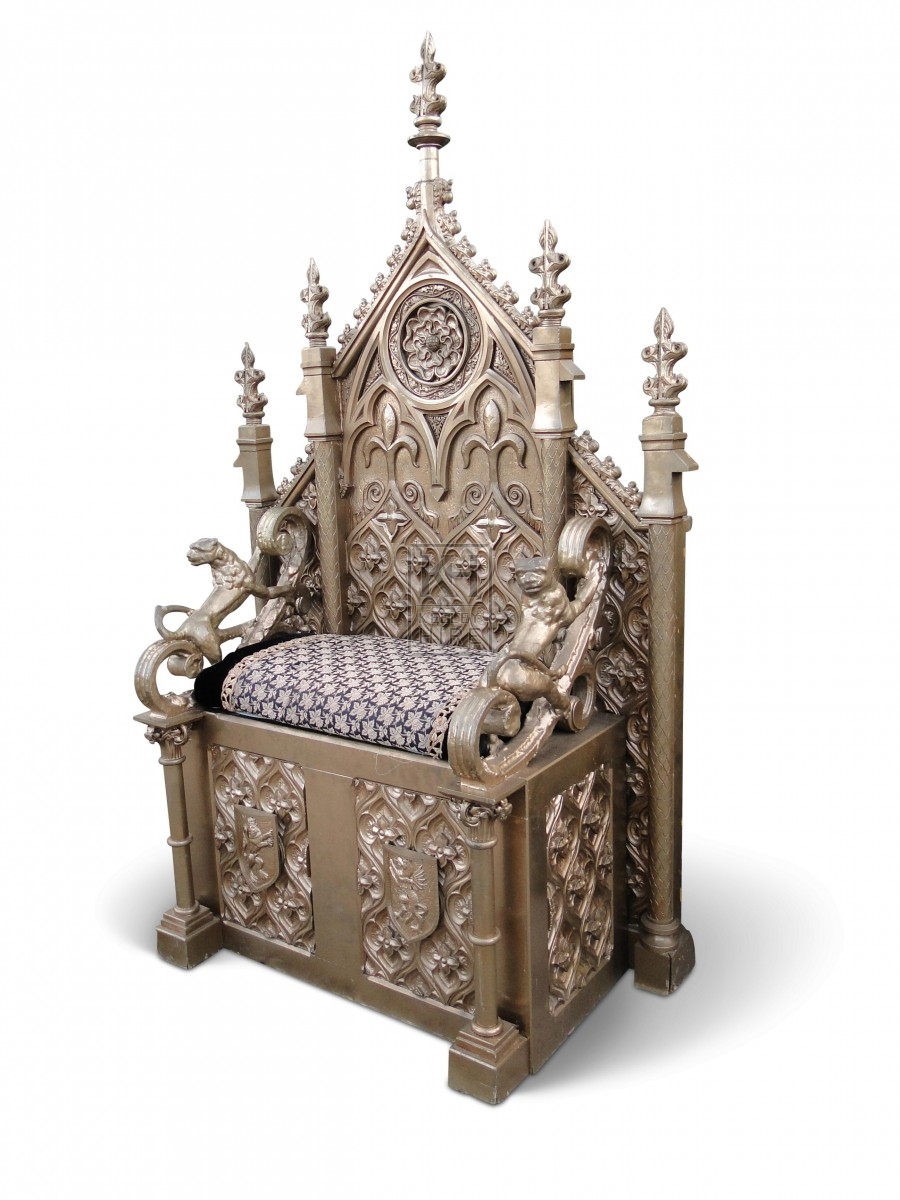 Ornate Gold Throne