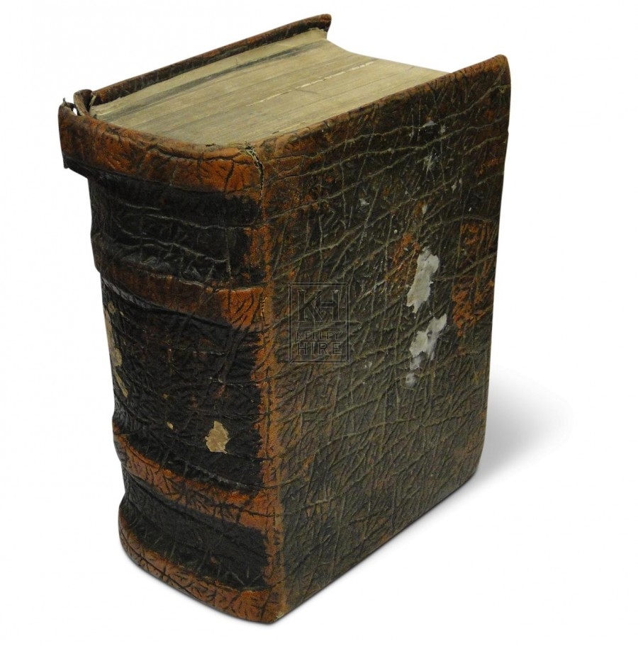 Thick brown aged book