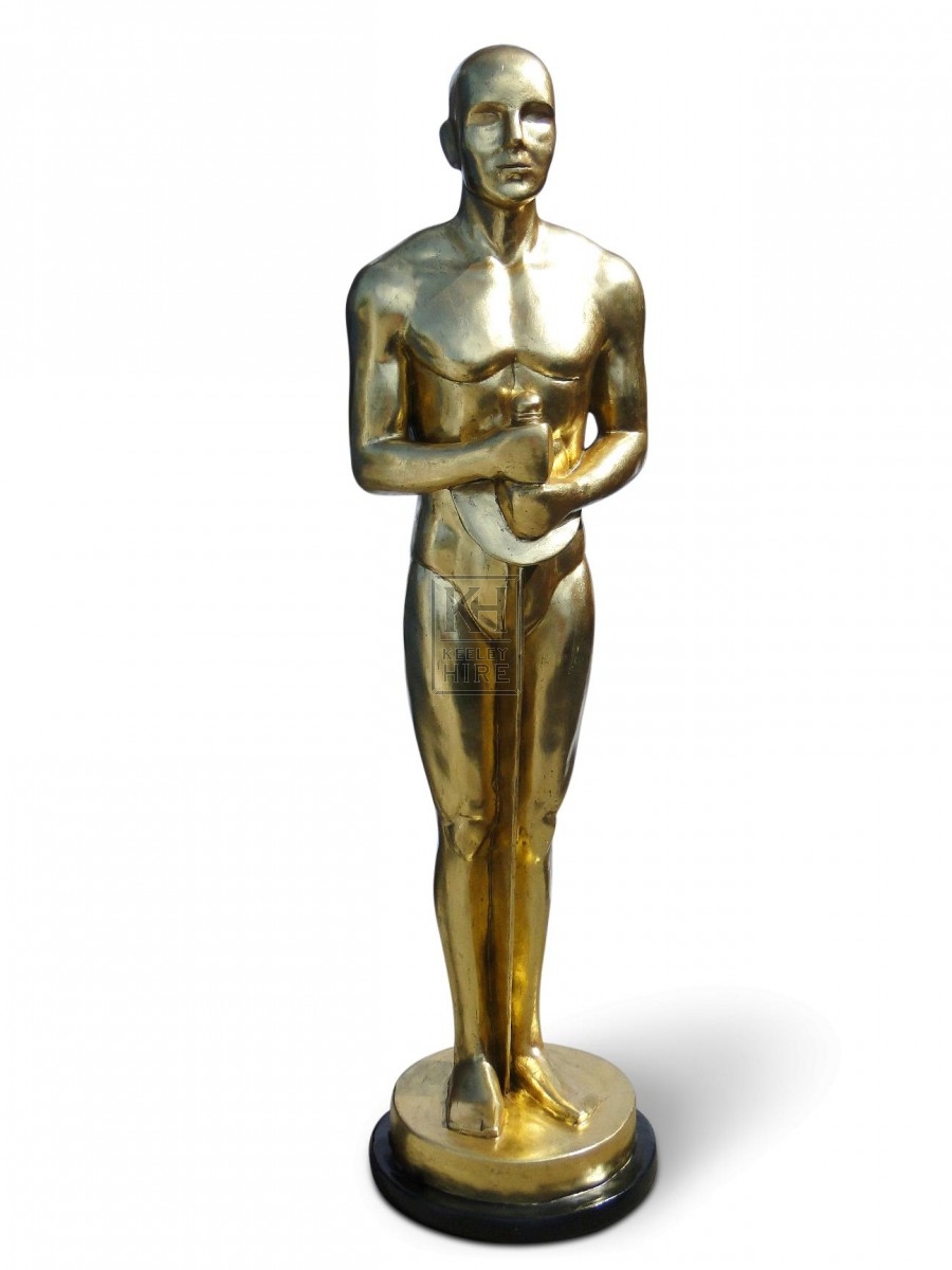 Large Gold Movie statue